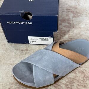 Rockport Medium Blue Slide Sandals